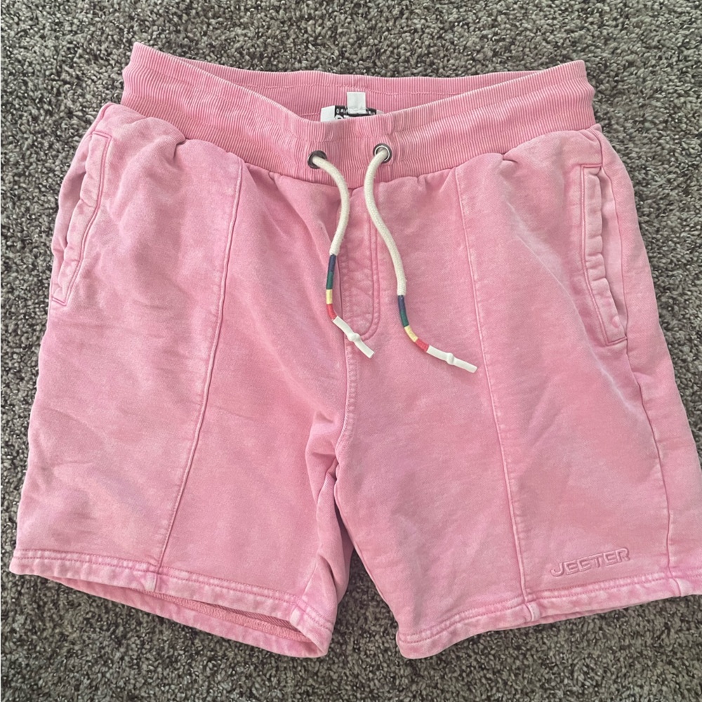 Jeeter Small Pink Washed Shorts